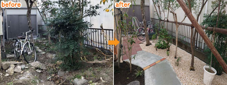 お客様の声/グリーンパトロールの口コミ、評判~神奈川県 鎌倉市W様邸 中古住宅購入後の庭リフォーム~南国風な庭に 感想・口コミ・評判