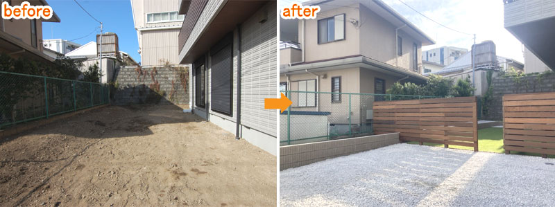 お客様の声/グリーンパトロールの口コミ、評判~神奈川県鎌倉市O様邸 新築庭工事 感想・口コミ・評判