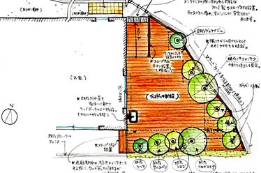 物置不要！大容量の床下収納アイデア／カフェテラスのようなウッドテラス施工例～神奈川県 横浜市 ウッドデッキ・ウッドフェンス施工事例